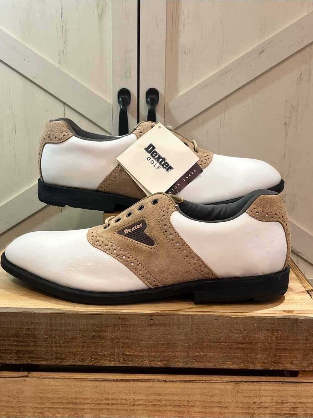 Dexter Fenton Vintage Two-Tone Saddle Men’s Size 9.5 Golf Shoes NEW